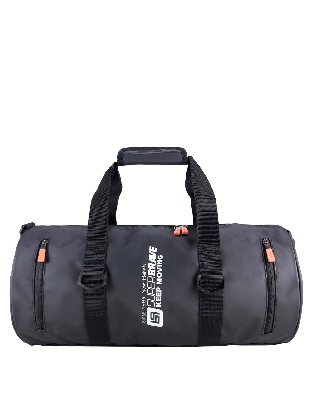 Дорожная сумка унисекс SuperBrave 70019rv polyester черная, 48х22х22 см