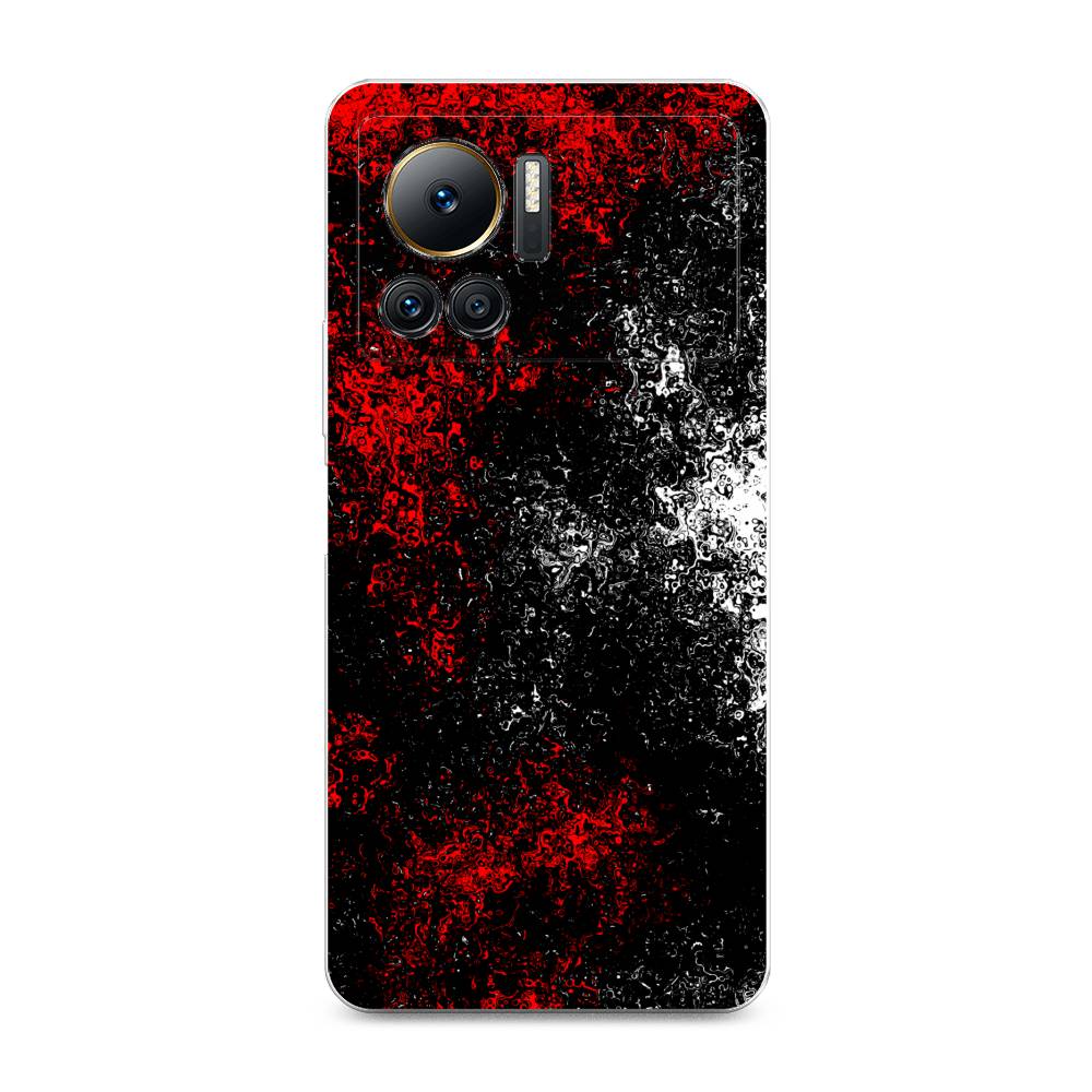 

Чехол на Infinix Note 12 VIP "Монотипия", Красный;черный;белый, 3101950-3
