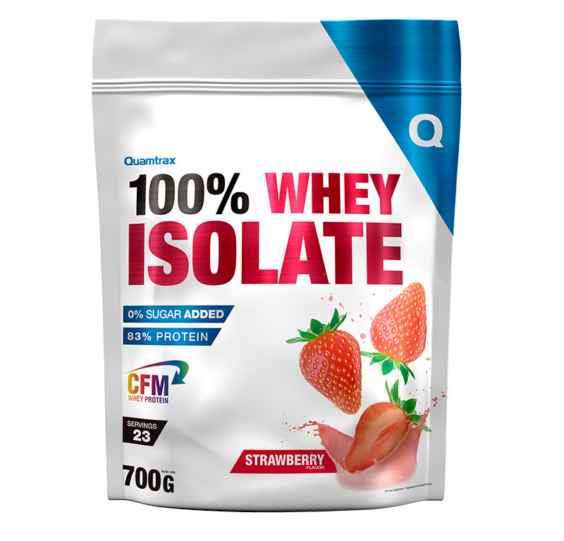 

Протеин Quamtrax Nutrition Direct Whey Protein Isolate, 700 г, strawberry flavor, Direct Whey Protein Isolate