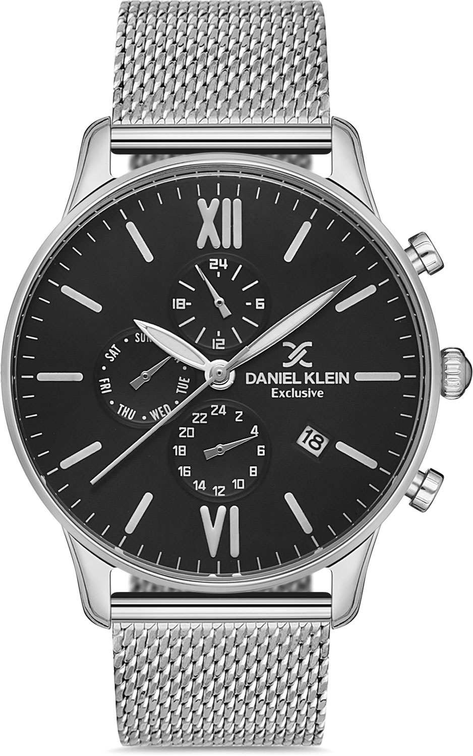 фото Наручные часы мужские daniel klein dk.1.12945-2 серебристые