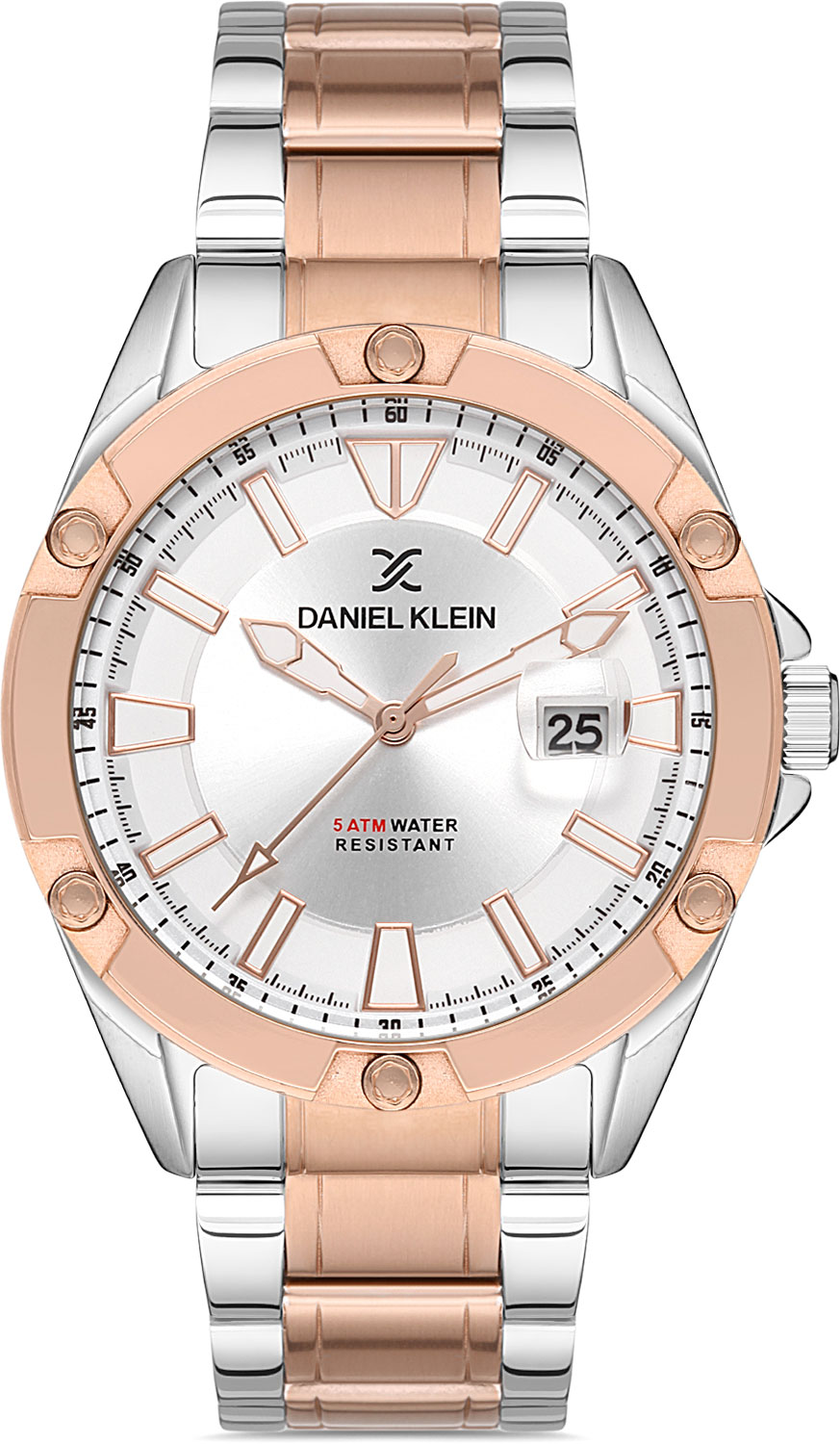 фото Наручные часы мужские daniel klein dk.1.12955-6 золотистые/серебристые