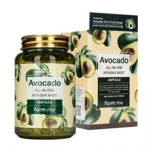 Сыворотка для лица FarmStay Avocado All-In-One Ampoule увлажняющая, авокадо, 250 мл dior клеточный лосьон сыворотка для лица capture totale