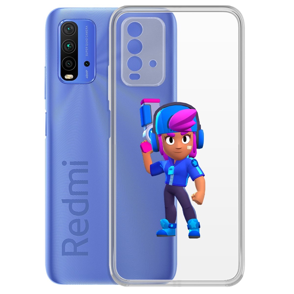 

Чехол-накладка Brawl Stars-Звёздная Шелли для Xiaomi Redmi 9T