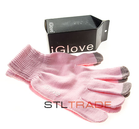

Перчатки Touchscreen iGlove розовые, Розовый