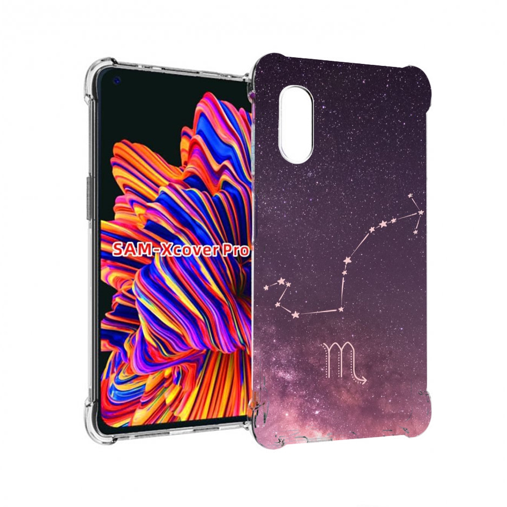 

Чехол MyPads знак зодиака скорпион 4 для Samsung Galaxy Xcover Pro 1, Прозрачный, Tocco
