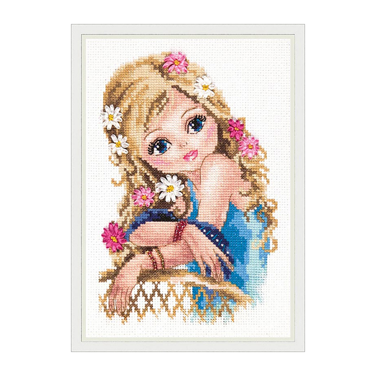 

Набор для вышивания крестом "Самая-самая!", 13x20 см, арт. 80-10