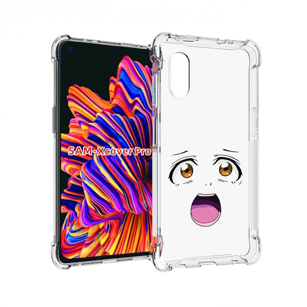 

Чехол MyPads аниме лицао для Samsung Galaxy Xcover Pro 1, Прозрачный, Tocco