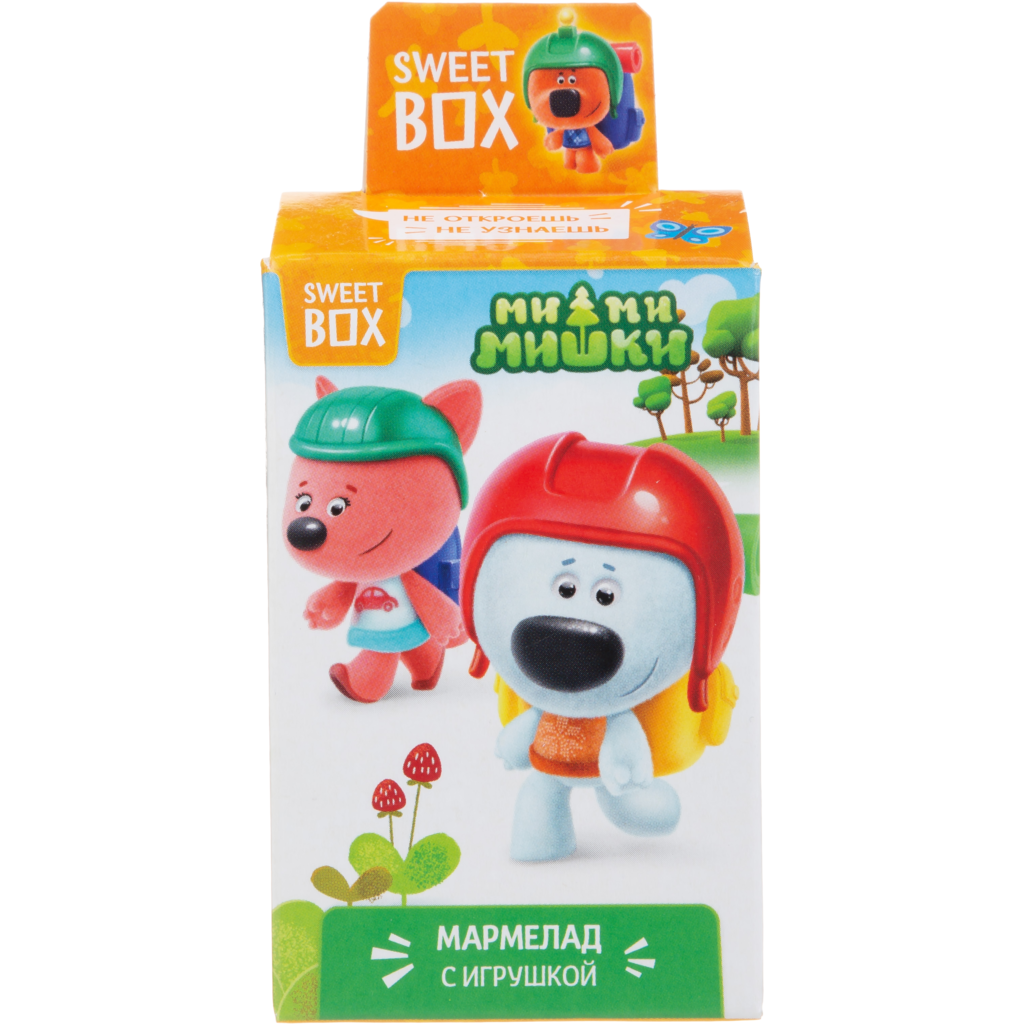 Мармелад Sweet Box жевательный фрукты с игрушкой Ми-ми-мишки 3 туристы 10 г