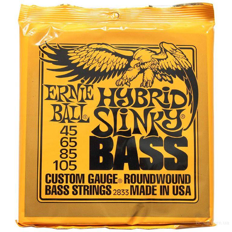 Струны для бас-гитары Ernie Ball P02833 45-105, Ernie Ball (Эрни Бол)