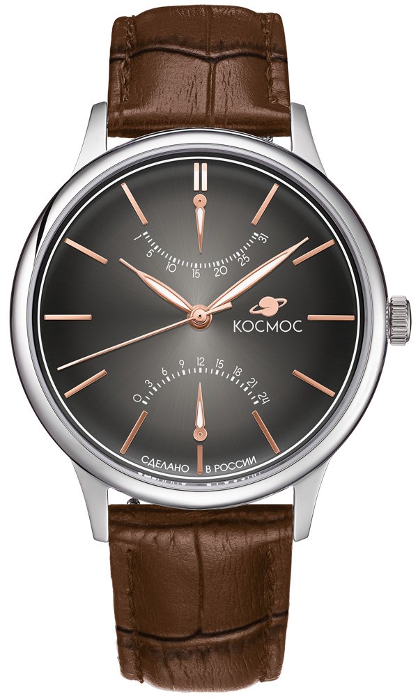 Наручные часы мужские КОСМОС K 058.12.34 коричневые