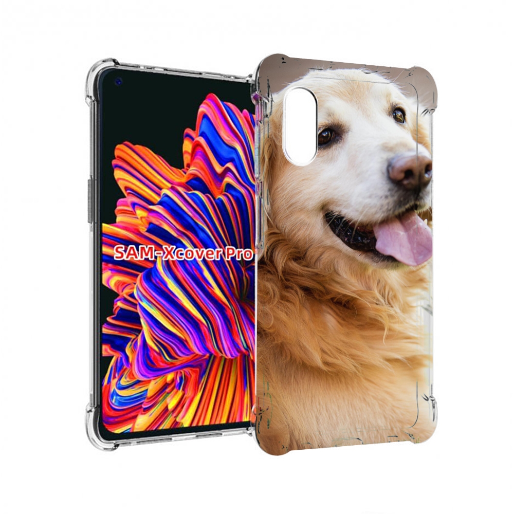 

Чехол MyPads золотистыи ретривер для Samsung Galaxy Xcover Pro 1, Прозрачный, Tocco