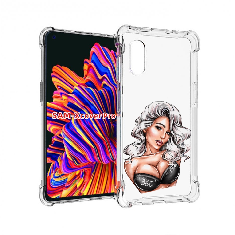 

Чехол MyPads ивлеева-рисунок женский для Samsung Galaxy Xcover Pro 1, Прозрачный, Tocco