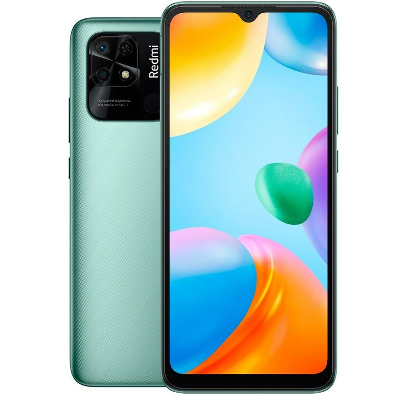 Смартфон Xiaomi Redmi 10C NFC 3/64Gb MInt Green (Зеленая мята) Ростест