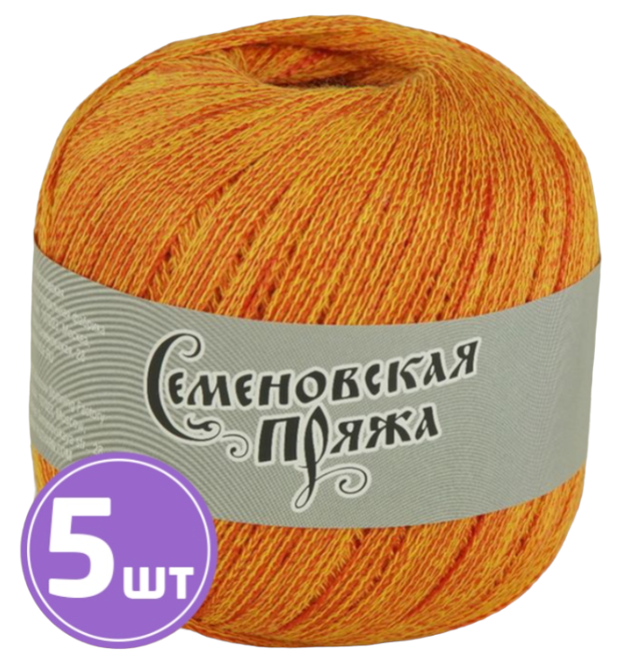 

Пряжа Семеновская Mone (5411), дыня-морковный 5 шт. по 100 г
