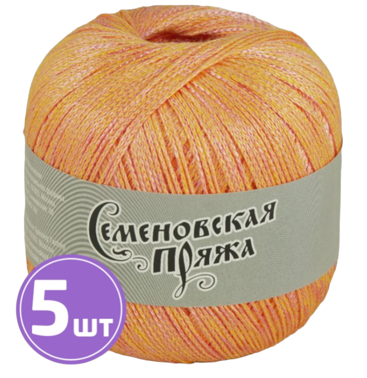 

Пряжа Семеновская Mone (4934), дыня-розовый 5 шт. по 100 г