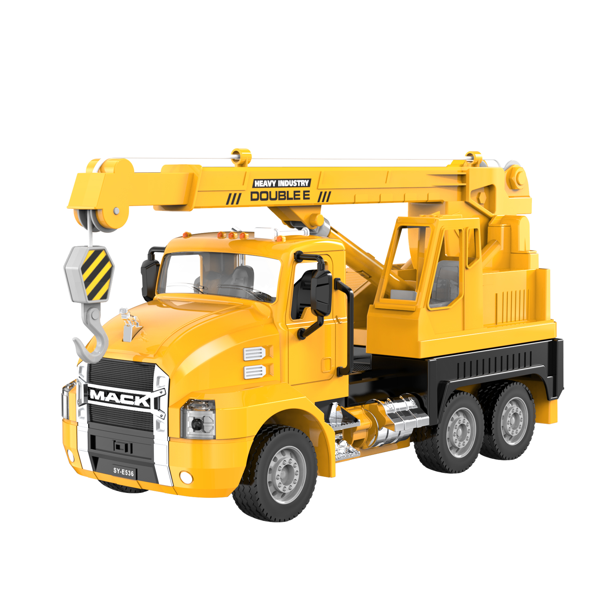 Радиоуправляемая машина Double Eagle автокран Mack, фары, 1:26 - E536-003