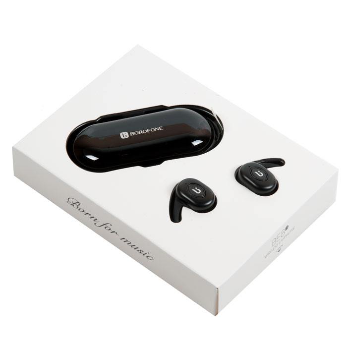 

Беспроводные наушники Borofone BE8 Airgo TWS Earphone, черный