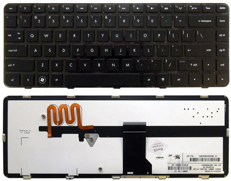 

Клавиатура для ноутбука HP Pavilion DM4-1000 DV5-2000 DV5-2100 черная с подсветкой