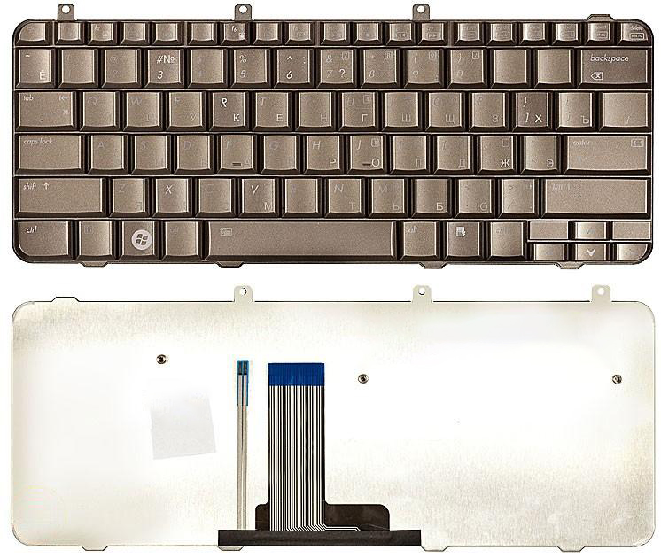 

Клавиатура для ноутбука HP Pavilion DV3-1000 DV3z-1000 бронза с подсветкой