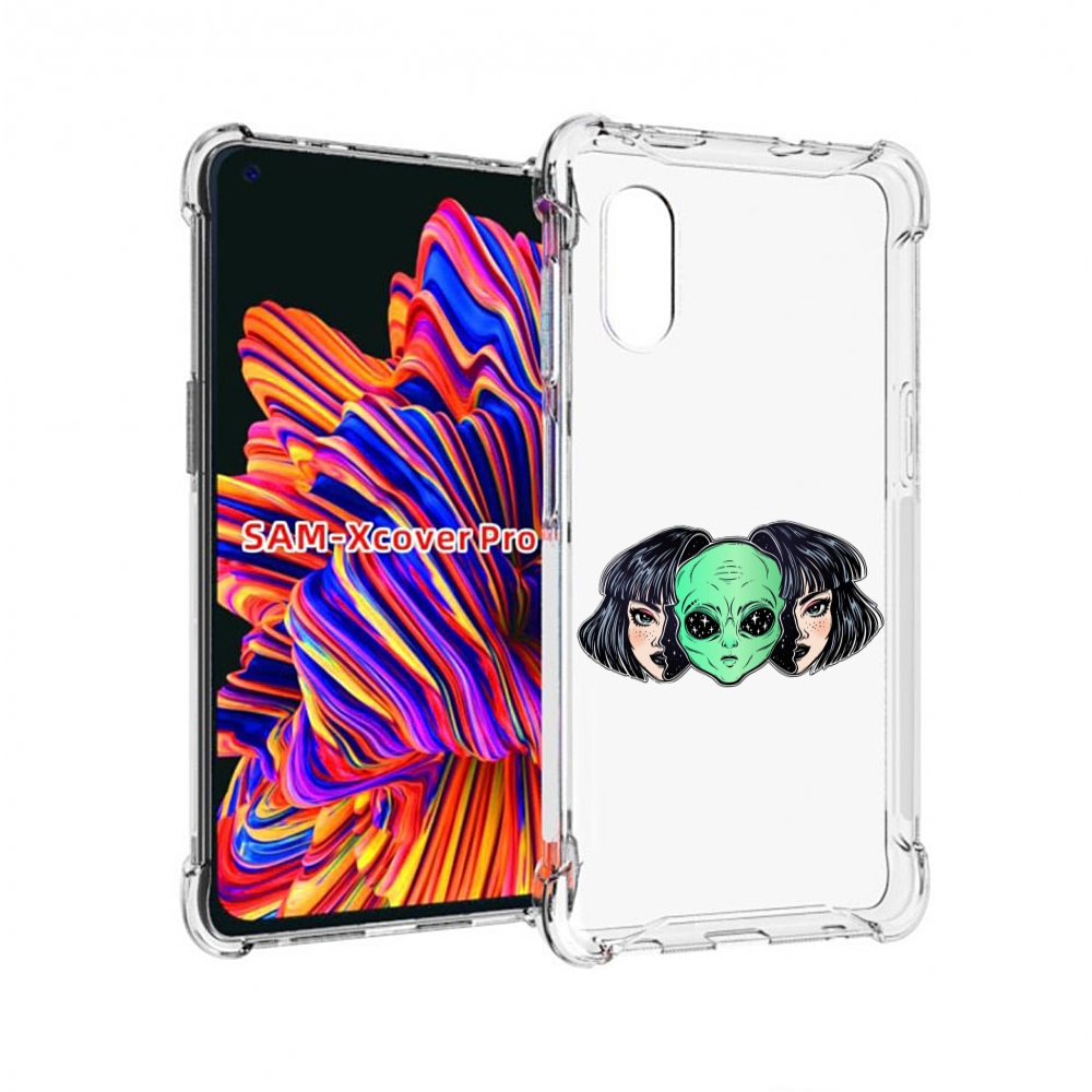 

Чехол MyPads инопланетянин в девочке женский для Samsung Galaxy Xcover Pro 1, Прозрачный, Tocco