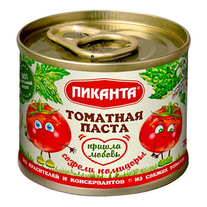 

Томатная паста Пиканта 70 г
