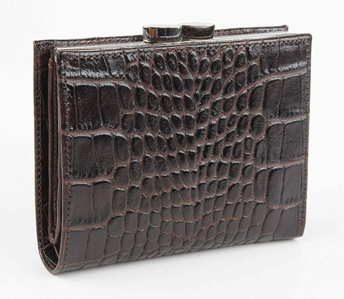 Кошелек женский Alvorada 1011n brown croco