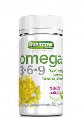 фото Quamtrax nutrition омега жиры omega 3-6-9, 60 капс