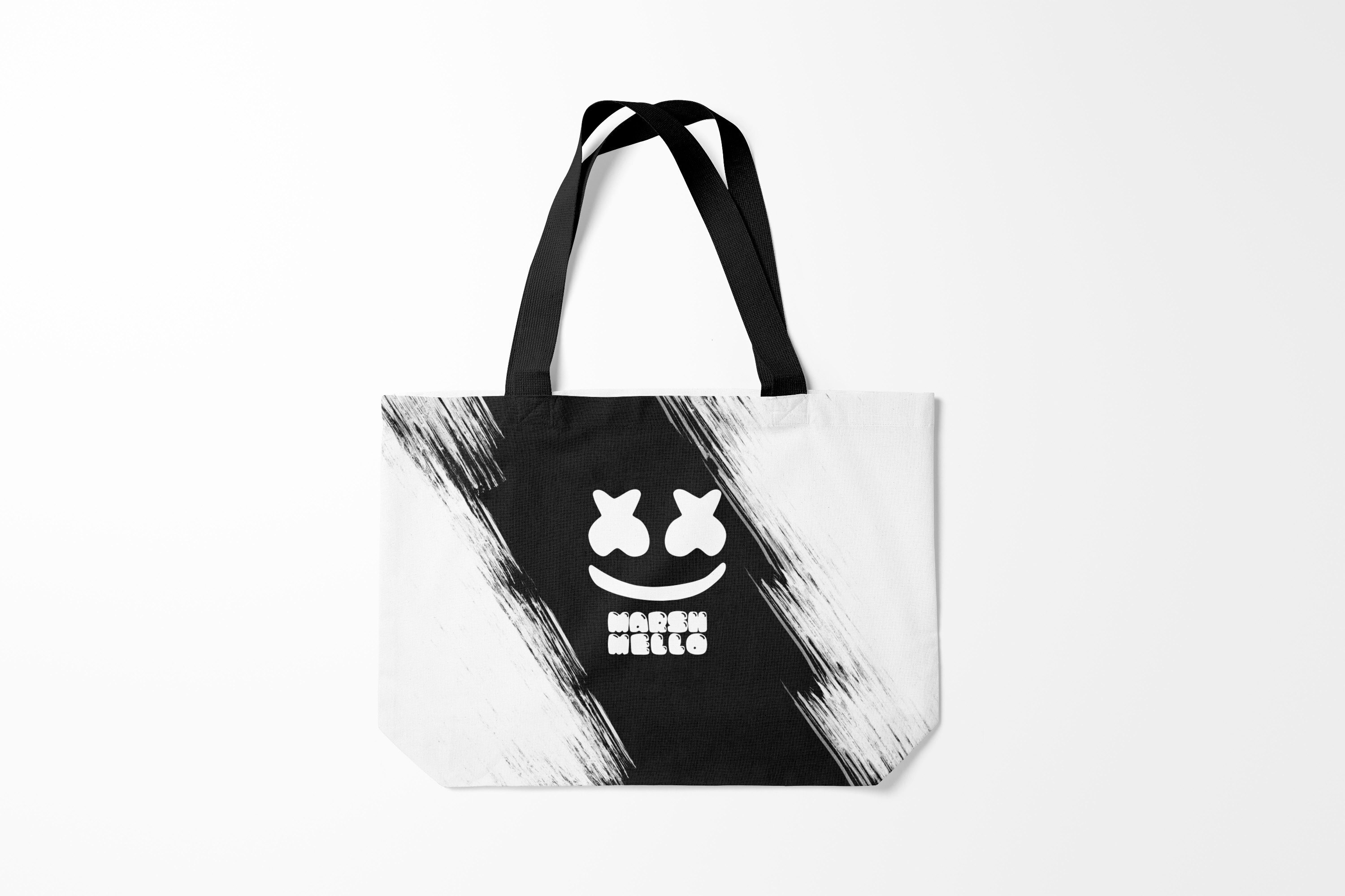 

Сумка шoппер унисекс Burnettie Marshmello Fire, черный, Marshmello Fire