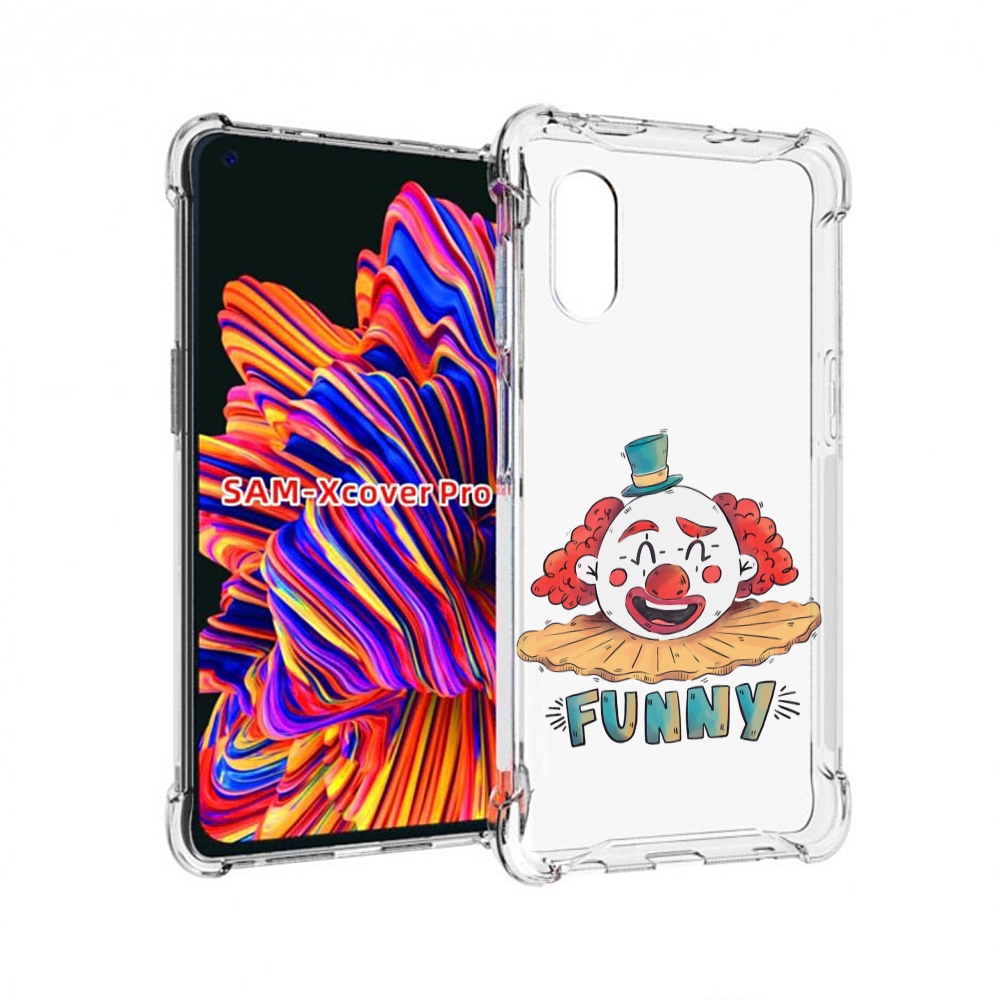 

Чехол MyPads клоун-смешной для Samsung Galaxy Xcover Pro 1, Прозрачный, Tocco