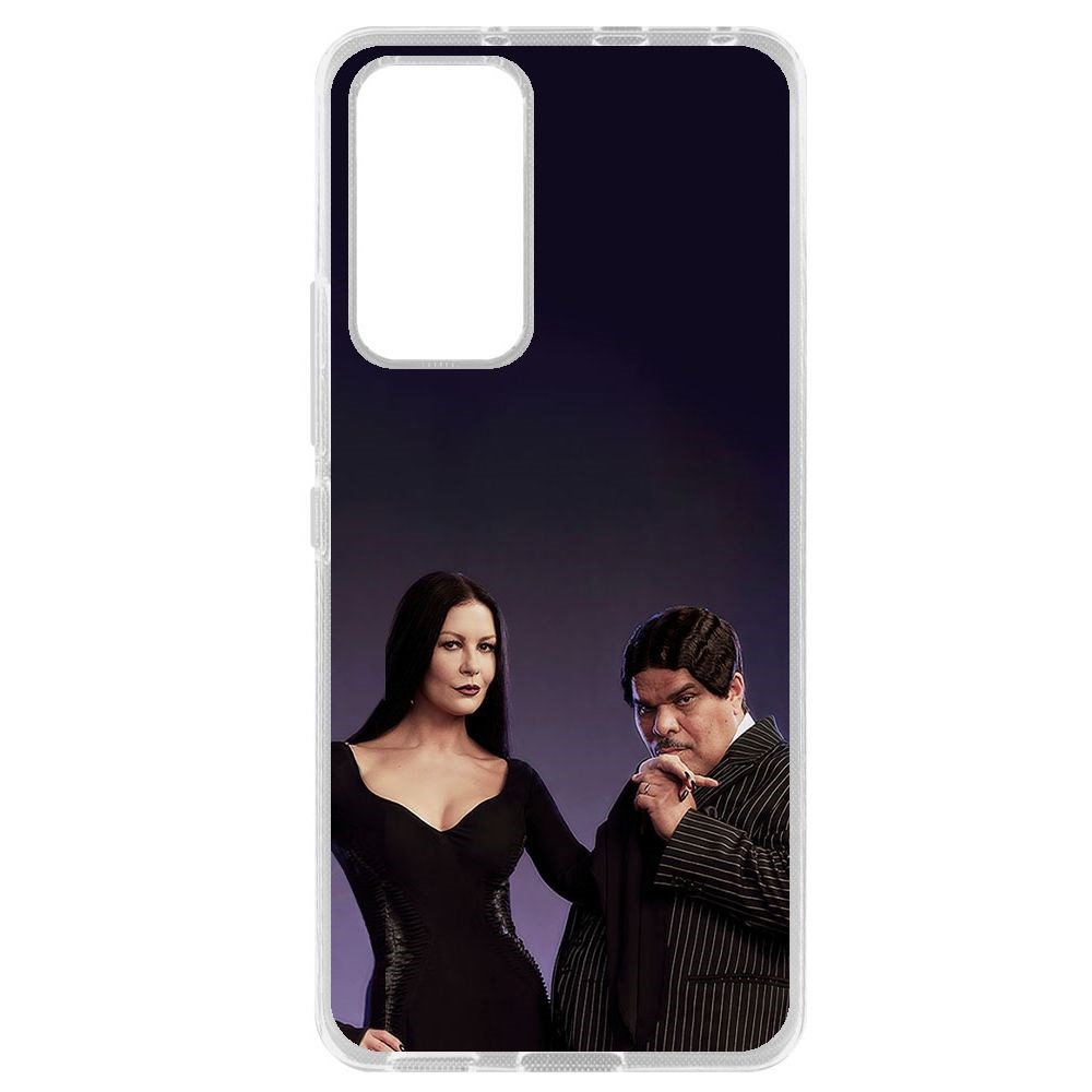

Чехол-накладка Krutoff Clear Case Уэнсдей Аддамс - Мортиша и Гомес для Xiaomi 12 Lite, Прозрачный