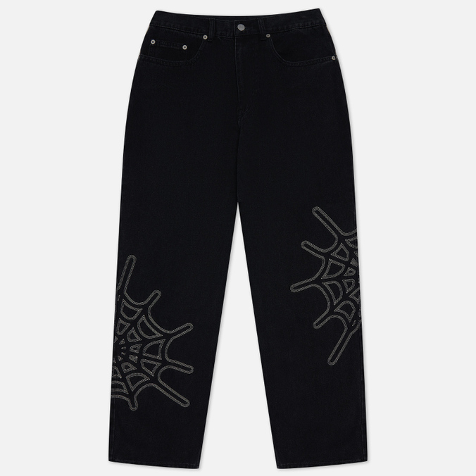Мужские джинсы thisisneverthat Web Embroidery чёрный, Размер L