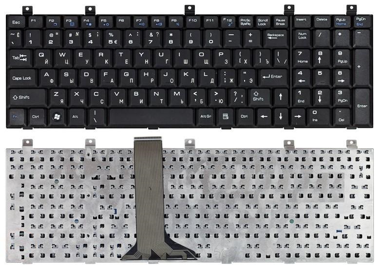 

Клавиатура для ноутбука MSI ER710 EX600 EX610 EX620 EX623 EX630 EX700 черная