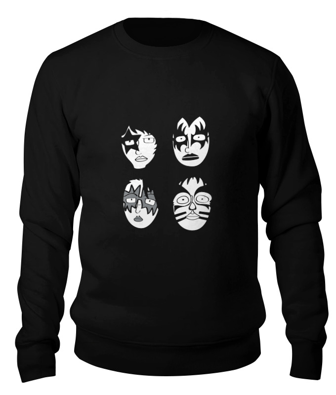 

Свитшот Printio Kiss (кисс) черный 2XL, Kiss (кисс)