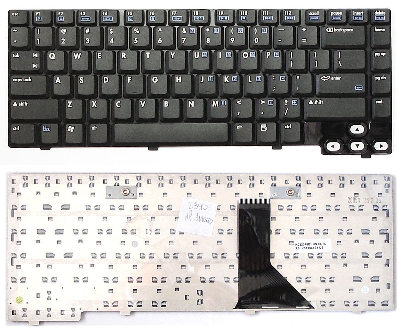 

Клавиатура для ноутбука HP Pavilion DV1000 DV1100 DV1200 DV1300 DV1400 черная