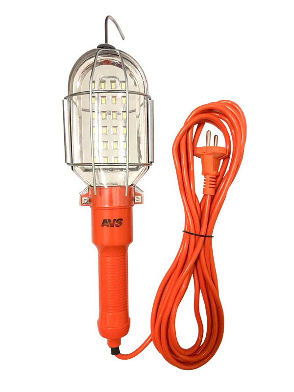 Фонарь переносной (светодоиод.) 5м 220V AVS LW-524L фонарь старт clb 101 10m е27 10 м переносной с выключателем оранжевый