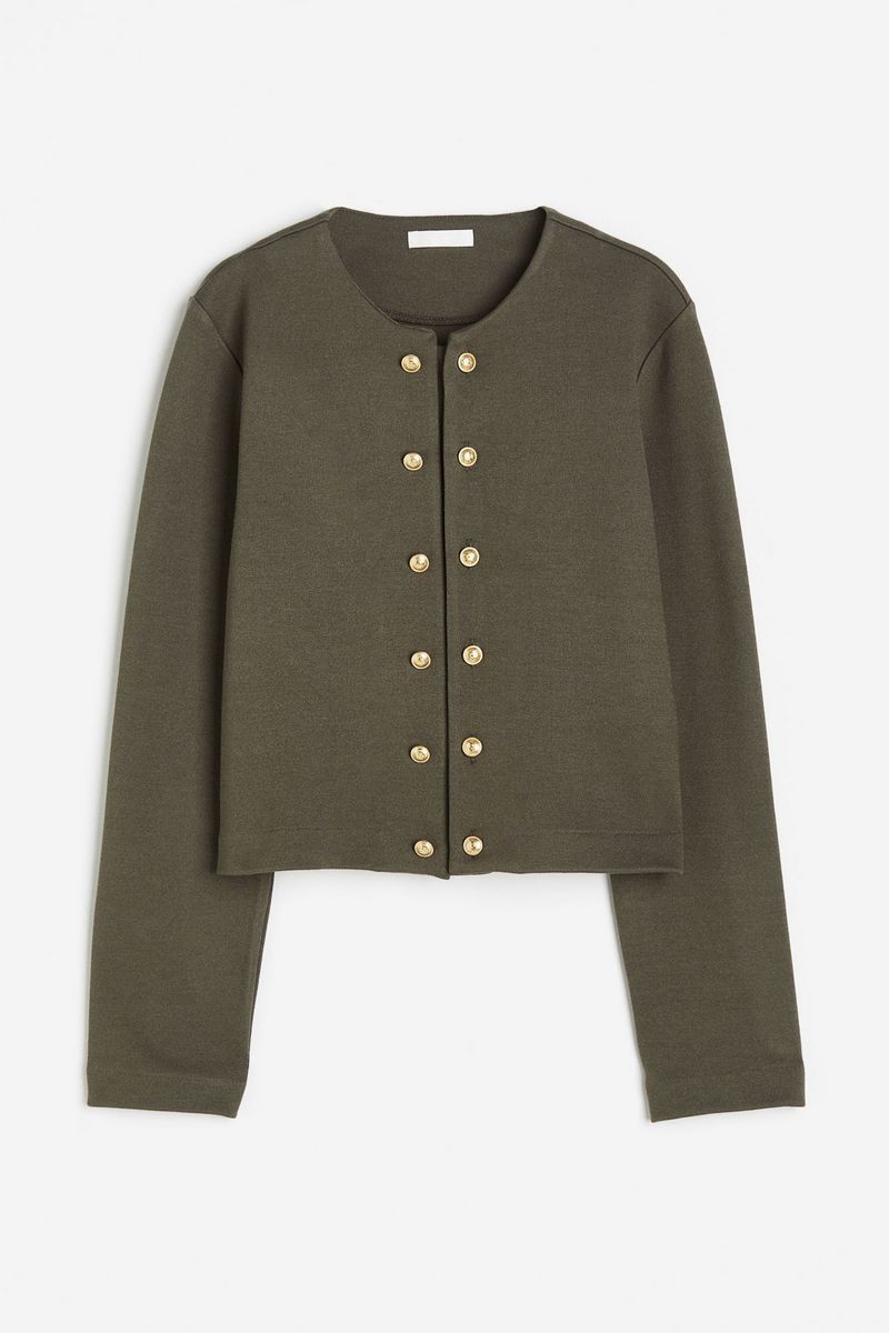 

Кардиган женский H&M 1232760 зеленый XL, 1232760