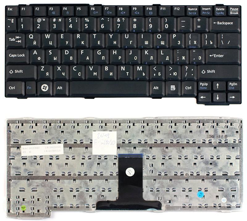 

Клавиатура для ноутбука Fujitsu-Siemens LifeBook L1010 черная