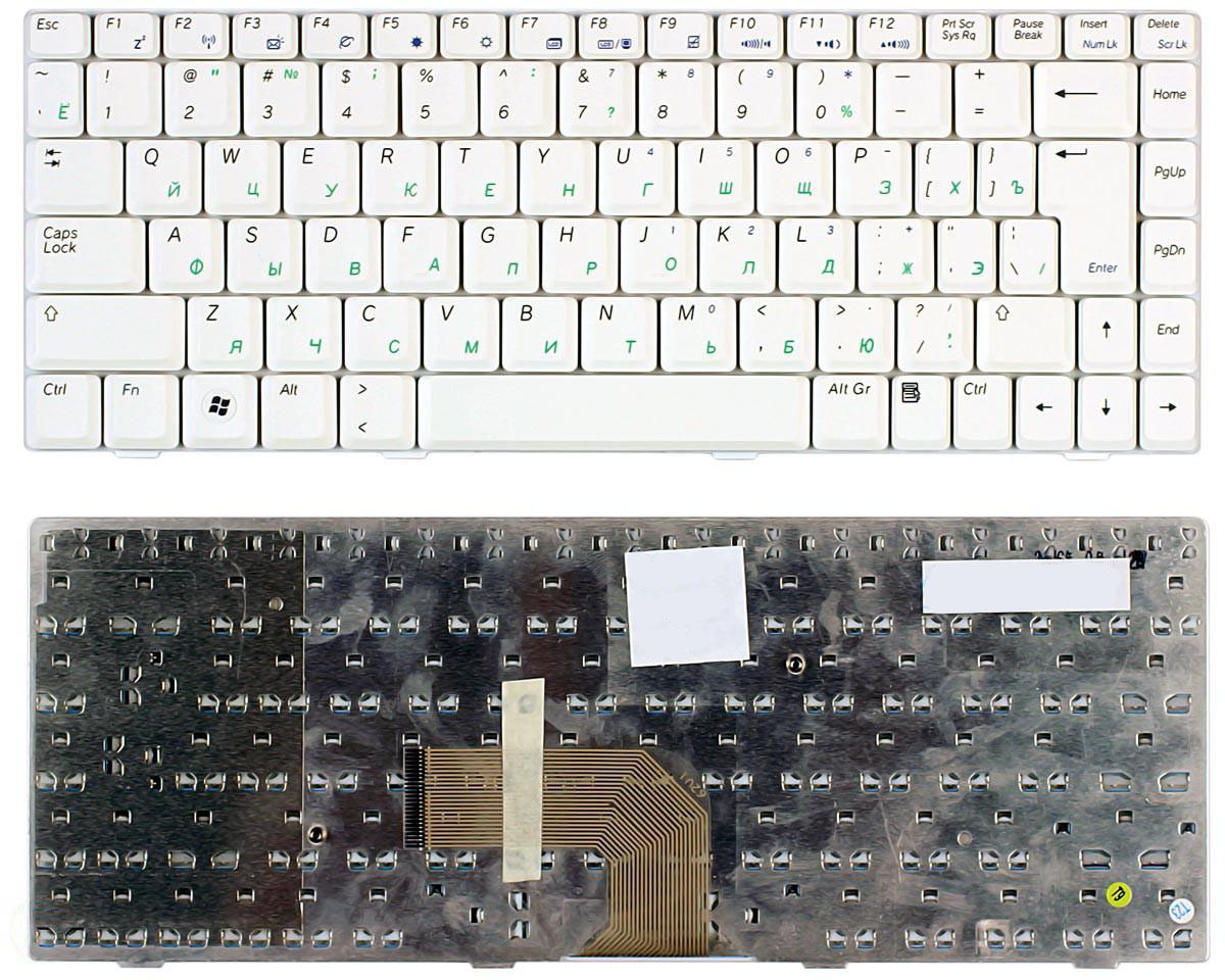 

Клавиатура для ноутбука Asus W5 W6 W7 белая