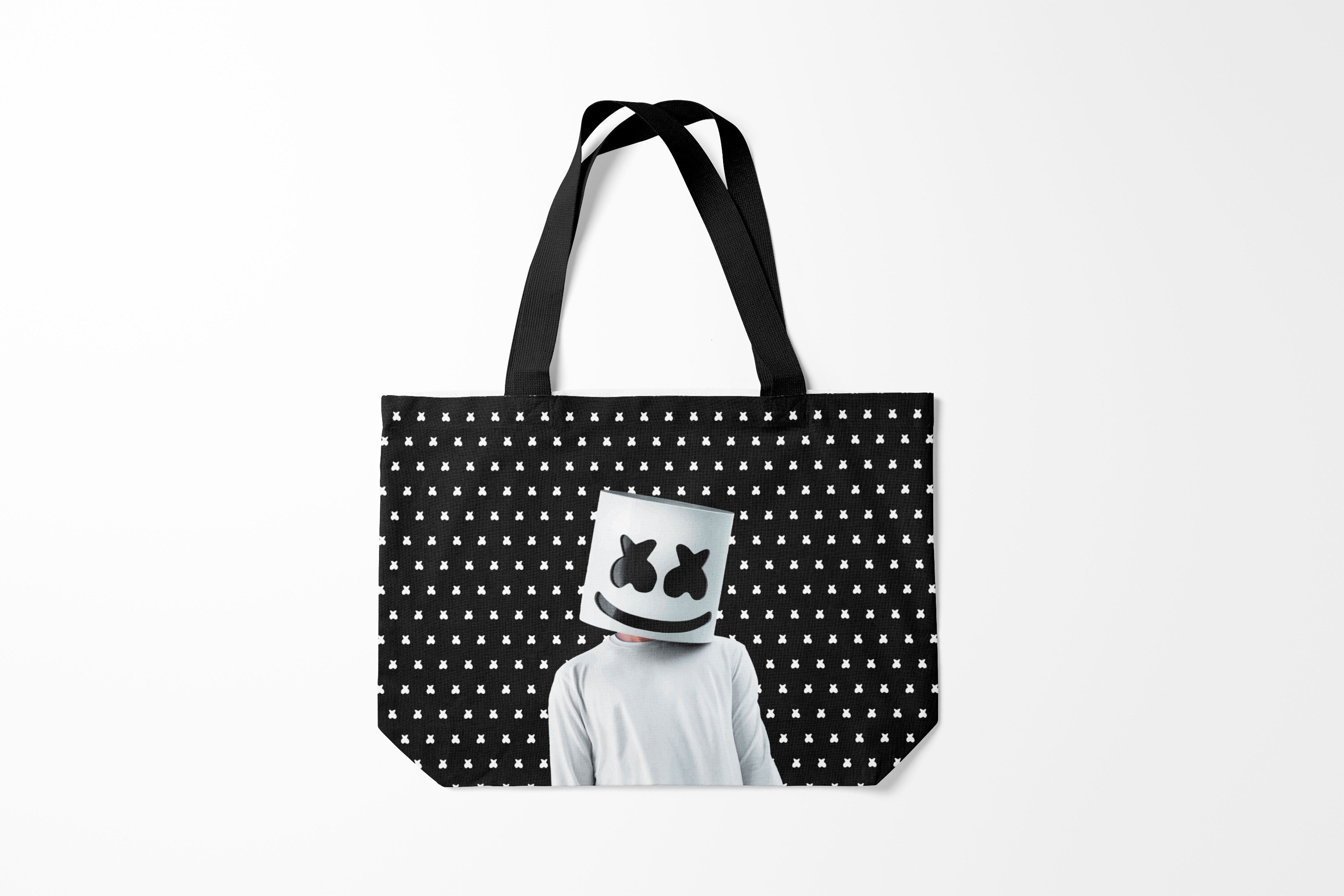 

Сумка шoппер унисекс Burnettie Marshmello GLITCH, белый, Marshmello GLITCH