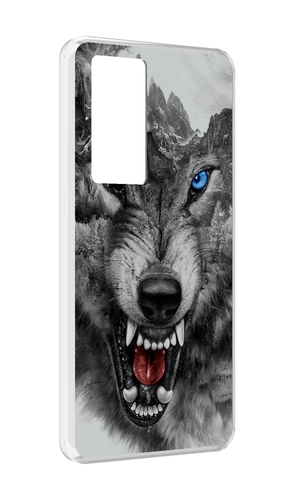 

Чехол MyPads Волк-частица мужской для Realme GT Master Explorer Edition, Прозрачный, Tocco