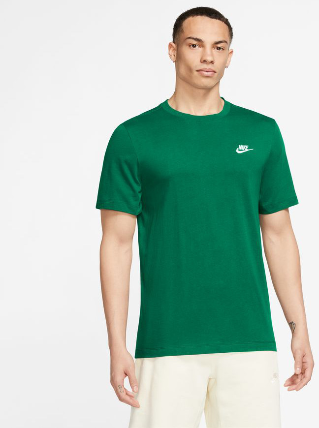 

Футболка мужская Nike M NSW CLUB TEE зеленая L, Зеленый, M NSW CLUB TEE