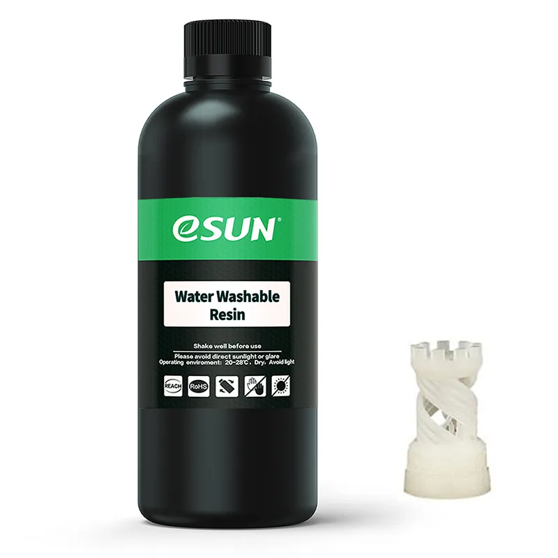 

Фотополимерная смола ESUN Water Washable белая (0,5 л.),
