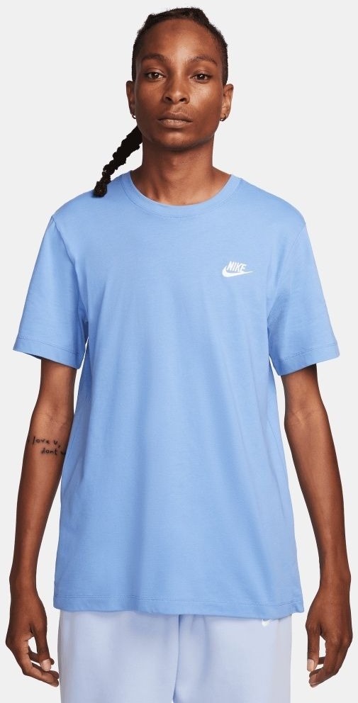

Футболка мужская Nike M NSW CLUB TEE голубая 3XL, Голубой, M NSW CLUB TEE