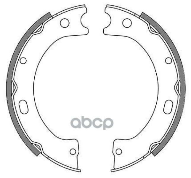 

4243.00_колодки Барабанные! Nissan Patrol K160/K260 2.8-3.3d 79-90 Remsa арт. 424300, 424300