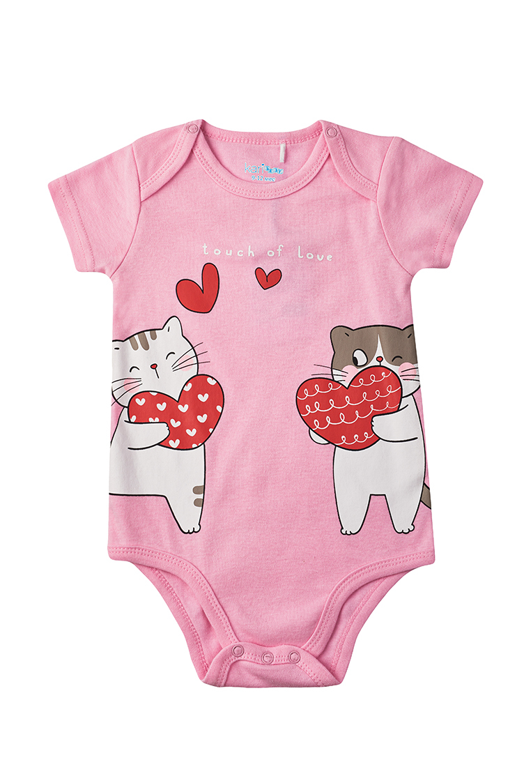 

Боди детское Kari baby AW22B06603503, розовый, 80, AW22B06603503