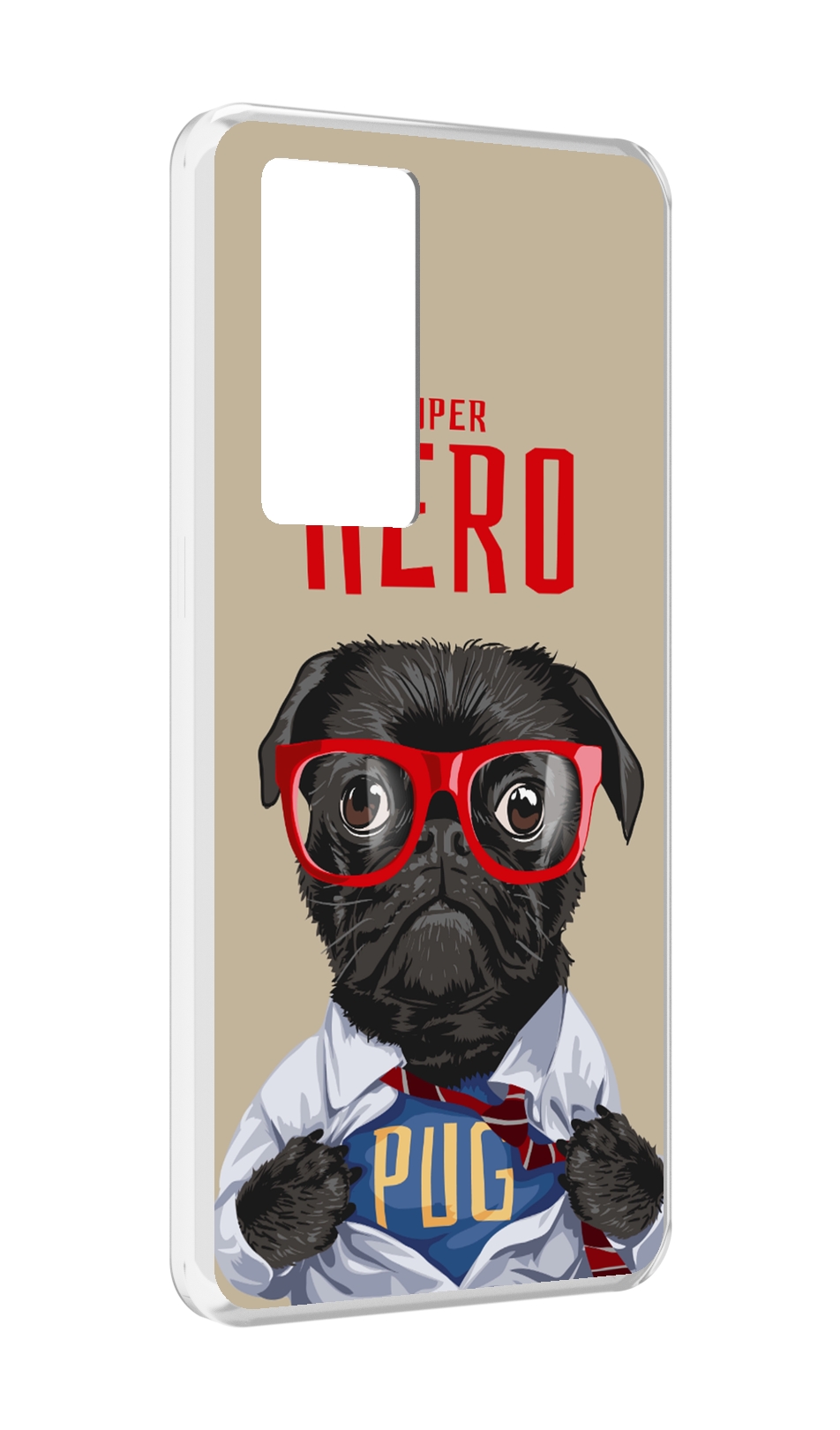 

Чехол MyPads Герой-PUG для Realme GT Master Explorer Edition, Прозрачный, Tocco