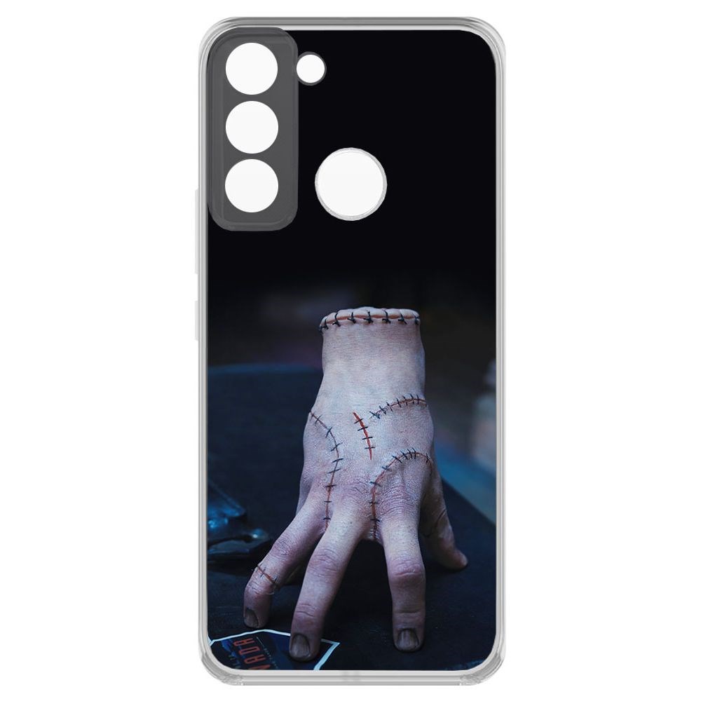 

Чехол-накладка Krutoff Clear Case Уэнсдей Аддамс - Вещь для TECNO POP 5 LTE, Прозрачный