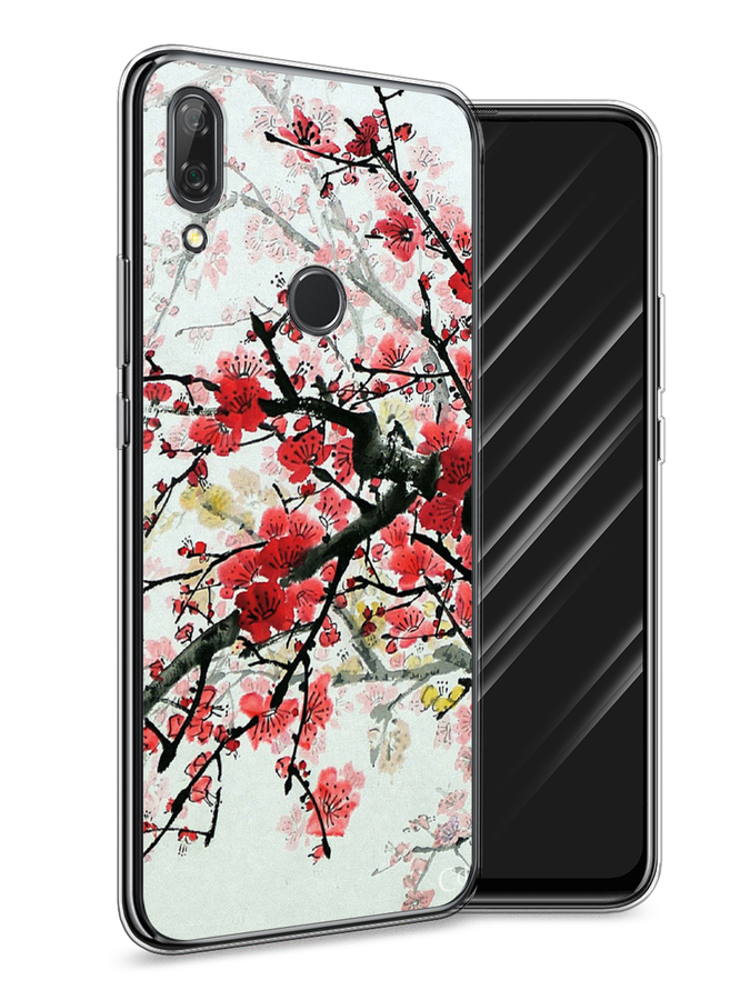 

Чехол Awog на Huawei P Smart Z "Сакура", Розовый;черный, 69450-4