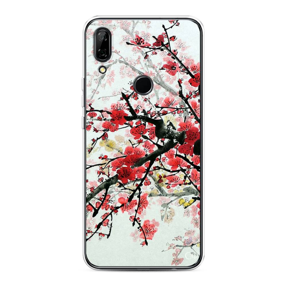 фото Чехол awog "сакура" для huawei p smart z