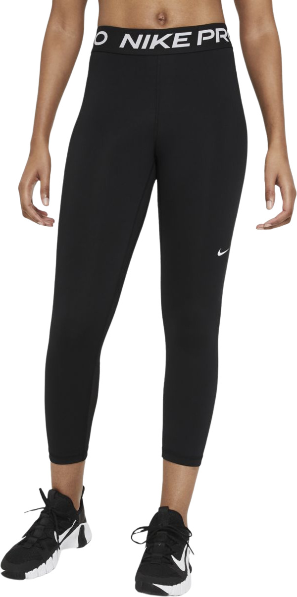 

Спортивные леггинсы женские Nike W Pro 365 Crops черные M, Черный, W Pro 365 Crops